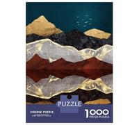 Puzzle 1000 Pièces pour Adultes Mountain Peak Reflection Puzzle pour Adultes Jeux Relaxants Analyse Et Logique, Idéal comme Cadeau pour Toute La Famille 70x50cm/1000pcs