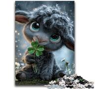 Puzzle 1000 pièces pour Adultes Moutons fantastiques Aidez Le Cerveau à exercer des Jouets addictifs pour cultiver la Patience ; Convient aux Couples ; 50 x 75 cm