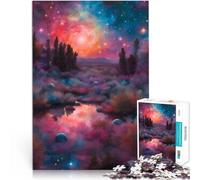 Puzzle 1000 pièces pour Adultes Murmures cosmiques Jouets Jeux éducatifs Soulagement du Stress Décoration Parfaite 38x26cm