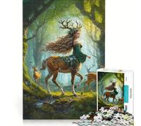 Puzzle 1000 pièces pour Adultes Murmures dans la forêt » Jeux éducatifs activités Amusantes à la Maison pour Un Anniversaire ou Noël 50x75cm