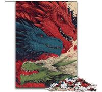 Puzzle 1000 pièces pour Adultes Mystérieux Dragon, idéal pour Les Adolescents, Les Liens familiaux, Les Casse-têtes et la décoration d'intérieur (Taille 26x38cm)