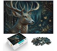 Puzzle 1000 pièces pour Adultes, Mystical Astrology Deer | Pour le temps libre à la maison : ce puzzle adulte 1000 pièces offre une activité classique pour les adultes.