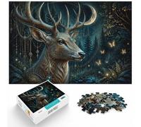 Puzzle 1000 pièces pour Adultes, Mystical Astrology Deer | Pour les vacances de Noël : ce puzzle adulte 1000 pièces convient aux longues soirées de décembre.