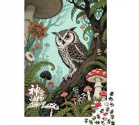 Puzzle 1000 Pièces pour Adultes Mystical Forest Creatures Puzzles pour Adultes - Décoration Murale - Niveau De Difficulté : Difficile, Très Difficile Et Stimulant 52x38cm/1000pcs