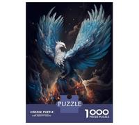 Puzzle 1000 Pièces pour Adultes Mystical Phoenix Bird Puzzle Casse-tête Jeu De Réflexion Décoration Murale Cadeaux Uniques pour Anniversaire Et Noël 70x50cm/1000pcs