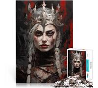 Puzzle 1000 pièces pour Adultes Mythologie Nordique Nordique Jeux éducatifs Décoration d'intérieur Une œuvre d'art 38x26cm
