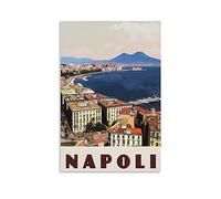 Puzzle 1000 pièces pour Adultes, Naples (Italie), Puzzle Stimulant, Jeu de Puzzle pour Tous (Femmes et Hommes), 38 x 26 cm
