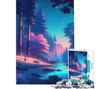 Puzzle 1000 pièces pour Adultes Nature Popart V Puzzle 1000 pièces Jouet Anti-Stress Cadeau d'anniversaire Jeu Stimulant (38x26cm)