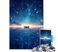 Puzzle 1000 pièces pour Adultes Navigation sous Les étoiles Décoration Murale Cadeau de Noël ou d'anniversaire (38x26cm)