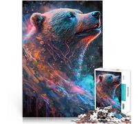Puzzle 1000 pièces pour Adultes Nébuleuse de l'ours Entraînez Votre Cerveau et Vos Mains Jeu éducatif pour Anniversaire, Noël 52x38cm