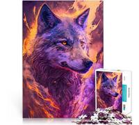 Puzzle 1000 pièces pour Adultes Nébuleuse du Loup pour Le Jeu éducatif Challenge Toy Renforcer l'amour Entre Les Couples 38x26cm