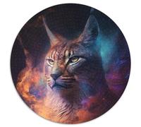 Puzzle 1000 pièces pour Adultes Nébuleuse du Lynx Puzzles Ronds 1000 pièces pour Adultes Cadeau pour Hommes et Femmes, Quotidien et Occasions spéciales 67,5 x 67,5 cm