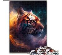 Puzzle 1000 pièces pour Adultes Nébuleuse du Tigre en Bois, ce Qui en Fait Un Excellent Cadeau pour s'amuser en Famille 50x75cm pour Les Adolescents et Les Loisirs en Famille, Cadeau de Noël Parfait