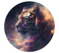 Puzzle 1000 pièces pour Adultes Nébuleuse du Tigre Puzzle Rond 1000 pièces pour Les fêtes et décoration d'intérieur 67,5 x 67,5 cm