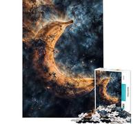 Puzzle 1000 pièces pour Adultes Nébuleuse Spatiale Banane Modèle Difficile et Stimulant Jeu Pratique d'assemblage Convient aux Personnes de 14 Ans et Plus 38x52cm
