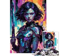 Puzzle 1000 pièces pour Adultes Nemesis Neon Vengeance Jeu de réflexion Idée Cadeau d'anniversaire pour Toute la Famille (Dimensions 50x75cm)