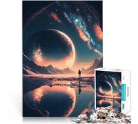 Puzzle 1000 pièces pour Adultes Nouveau Monde Jouets addictifs pour Le défi de l'intelligence cérébrale Une œuvre d'art 38x26cm