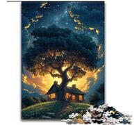Puzzle 1000 pièces pour Adultes, Nuages colorés, en Bois, Jeu Familial interactif, décoration d'intérieur à Faire soi-même, Casse-tête Stimulant, 1000 pièces(50x75cm)