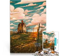 Puzzle 1000 pièces pour Adultes Nuages en Cours d'exécution Jeu Familial Anti-Stress Défi Difficile Cadeau Amusant 38x26cm