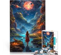 Puzzle 1000 pièces pour Adultes Nuit Magique Jouets éducatifs et d'apprentissage Jeux familiaux Jeu de défi Unique 75x50cm