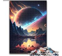 Puzzle 1000 pièces pour Adultes Oasis Extraterrestre, Un Casse-tête Stimulant pour Les Adolescents, Parfait pour la décoration intérieure ou comme Cadeau (Taille : 50x75cm)