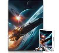 Puzzle 1000 pièces pour Adultes Odyssée Cosmique - Détendez-Vous Pendant Votre Temps Libre - Découpe Nette et Assemblage sans Couture - Dimensions:50x75cm