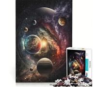 Puzzle 1000 pièces pour Adultes Odyssée Cosmique, Jeu éducatif, Difficile et Stimulant, Cadeau de Noël ou d'anniversaire 38x52cm