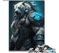Puzzle 1000 pièces pour Adultes Ours du Silence en Bois, Casse-tête Haute difficulté pour Adolescents 50x75cm, idée Cadeau d'anniversaire, Jeu de réflexion Stimulant