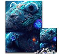 Puzzle 1000 pièces pour Adultes, Ours mécanique, Puzzle Difficile pour Adultes, idéal pour Les Amoureux, Cadeau Parfait pour Noël, Le Nouvel an, la Saint-Valentin, 50x75cm/19,68x29,52 Pouces