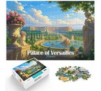 Puzzle 1000 pièces pour Adultes, Palace of Versailles View | Pour un Noël sans écran : ce puzzle 1000 pièces adulte convient à Noël, aux vacances et aux w nds d'hiver.