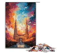 Puzzle 1000 pièces pour Adultes Palais National Jeu psychédélique coloré idéal comme Cadeau pour Toute la Famille 1000 pièces (38 x 26 cm)