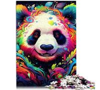 Puzzle 1000 pièces pour Adultes Panda Animal coloré Casse-tête pour 26x38 cm Anti-Stress Vacances à la Maison tuez Le Temps pour Les 14 Ans et Plus