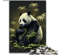 Puzzle 1000 pièces pour Adultes Panda Bambou Japon Puzzle en Carton, Casse-tête Stimulant pour Adolescents, soirée de Jeux en Famille Amusante 1000 pièces(26x38cm)