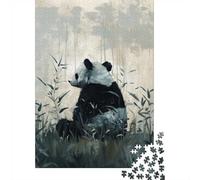Puzzle 1000 pièces pour Adultes, Panda in Bamboo Forest