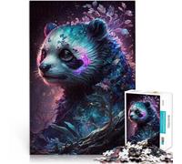 Puzzle 1000 pièces pour Adultes Panda mythologique Défi Difficile pour soulager Le Stress Offrir en Cadeau à Toute la Famille 38x26cm
