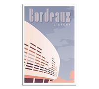 Puzzle 1000 pièces pour Adultes, Panorama de Bordeaux, France, Puzzle Stimulant, Jeu de Puzzle pour Tous (Femmes et Hommes), 38 x 26 cm