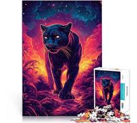 Puzzle 1000 pièces pour Adultes Panthère astrale de la nébuleuse de Minuit Impossible Car C'est Un pour Toute la Famille 38x26cm