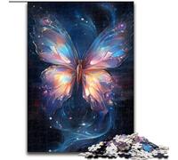 Puzzle 1000 pièces pour Adultes Papillon Forme Un Autre Univers Puzzle en Carton, Divertissement Relaxant, Cadeau de Noël Parfait et décoration intérieure 1000 pièces(26x38cm)