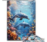 Puzzle 1000 pièces pour Adultes Papillon Magique Violet Anti-Stress Défi Difficile Idéal comme Cadeau pour Toute la Famille (Taille 50x75cm)