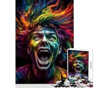 Puzzle 1000 pièces pour Adultes Paranoïa Jeu éducatif Idée Cadeau d'anniversaire Jeu Impossible Renforce l'amour au Sein du Couple Dimensions 50x75cm