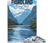 Puzzle 1000 pièces pour Adultes - Parc National de Fiordland - Puzzle en Carton - 38 x 26 cm / 1000 pièces