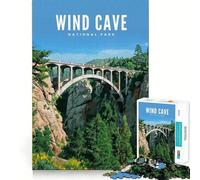 Puzzle 1000 pièces pour Adultes, Parc National de la Grotte du Vent, découpe précise, Art, Jeu créatif et intellectuel, Loisir, Jeu Amusant, Cadeau d'anniversaire (38x26cm)
