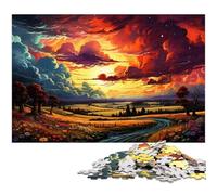 Puzzle 1000 pièces pour Adultes Paysage coloré et Magnifique Puzzle Familial Amusant activités à la Maison Cadeau d'anniversaire Cadeaux de Voyage 1000 pièces (38 x 26 cm)