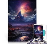 Puzzle 1000 pièces pour Adultes Paysage de Dark Fantasy Jouets de Divertissement Familial Convient aux Couples 38x26cm