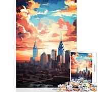 Puzzle 1000 pièces pour Adultes Paysage de Philadelphie (Peinture à l'huile) Jeu éducatif pour Un Anniversaire Jeu Relaxant Collection d'artistes Beaux-Arts Format 38x52cm