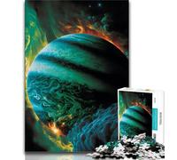 Puzzle 1000 pièces pour Adultes Paysage de planète Verte 1000 pièces pour Adultes Jeu Stimulant idéal comme Cadeau pour Toute la Famille (50x75cm)