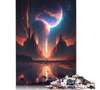 Puzzle 1000 pièces pour Adultes, Paysage de rêve Cosmique Fantastique, Puzzle carré pour Adolescents, Jeux en Papier, Cadeaux de Noël et d'anniversaire, 1000 pièces (75 x 50 cm)