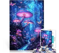 Puzzle 1000 pièces pour Adultes Paysage de rêve enchanté de Shroomwood Jeu intellectuel Renforcer l'amour Entre Les Couples 75x50cm