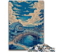 Puzzle 1000 pièces pour Adultes, Paysage de Style Japonais, Jouet éducatif, idéal comme Cadeau pour Toute la Famille, 26x38cm