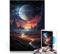 Puzzle 1000 pièces pour Adultes Paysage épique et mystérieux Jouets de Jeu pour Cadeau Familial Une œuvre d'art 75x50cm